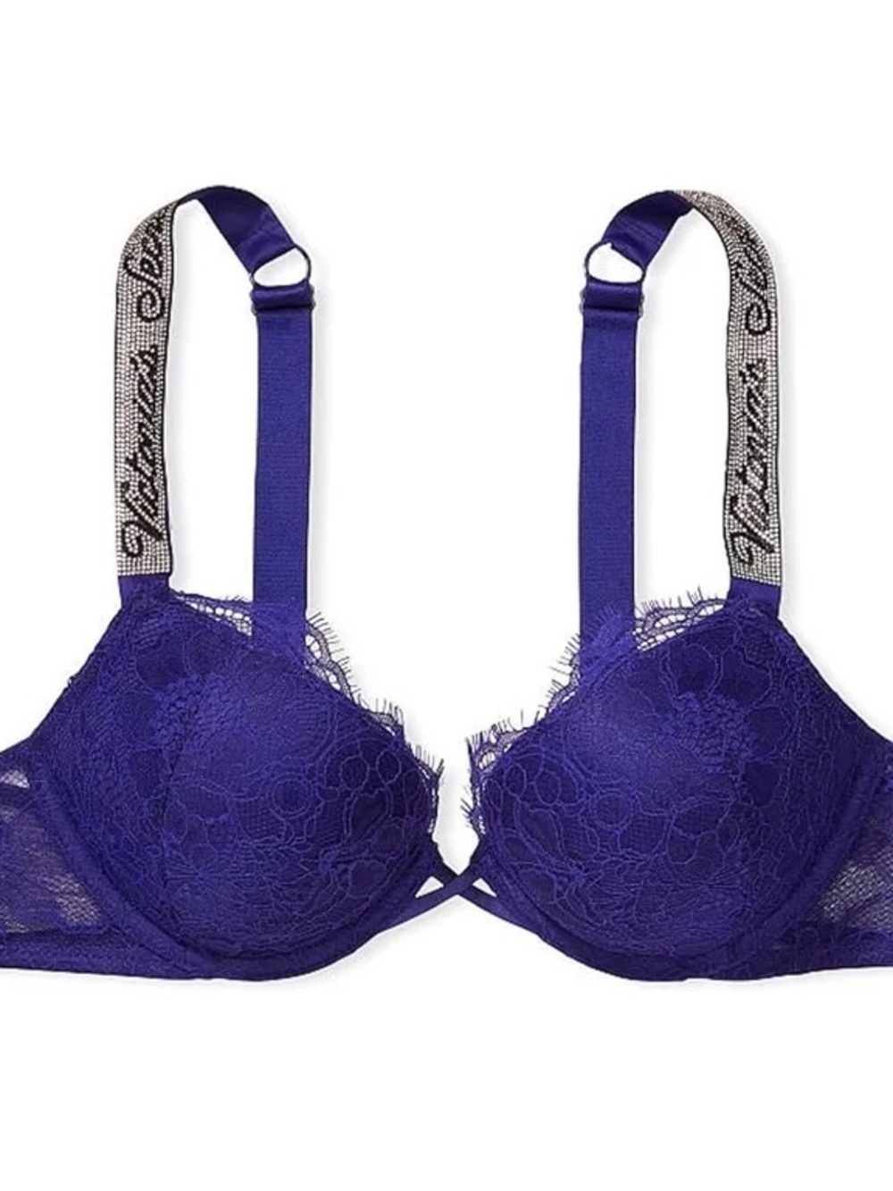 Victoria Secret Bombshell Add 2 Cups Shine Strap Bra - 34D